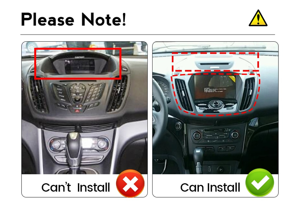 Установочный комплект для FORD Kuga II 2013+  KUBERG OL-9203-2