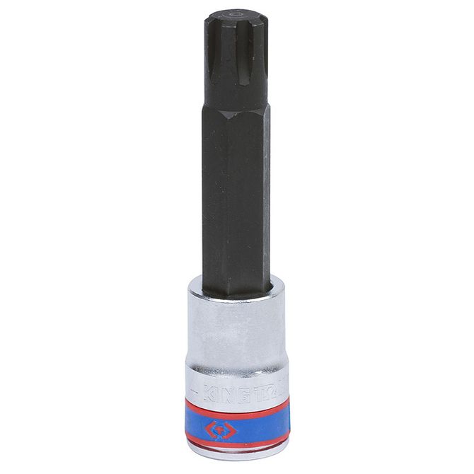 KING TONY (404914) Насадка (бита) торцевая 1/2", L = 100 мм, RIBE, M14
