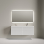Тумба подвесная Sancos Snob R c двумя ящиками 690х445х500, Bianco, SNR70W, арт. SNR70W