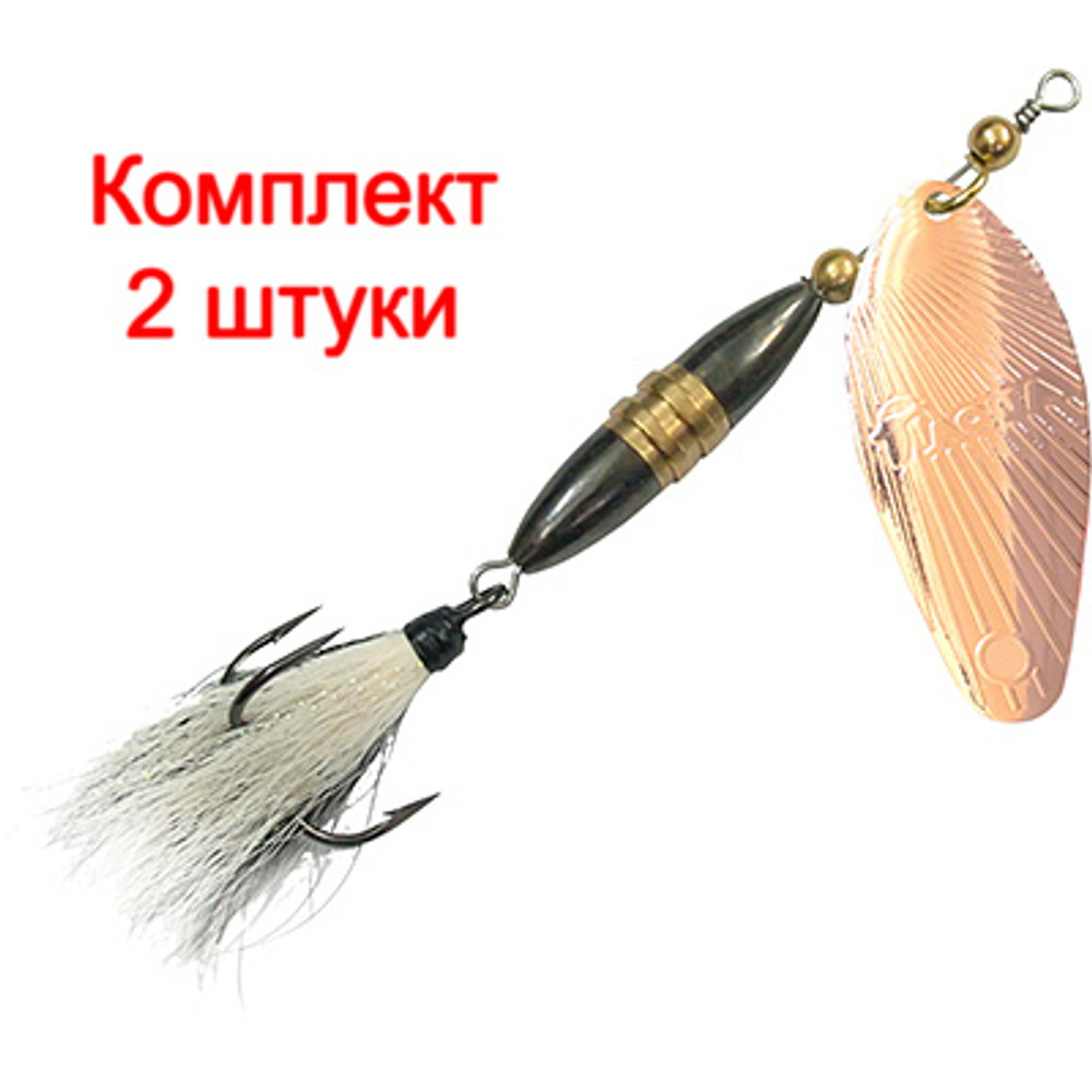 Блесна вертушка Shell 18,0g, лепесток № 4, цвет 03 5 шт