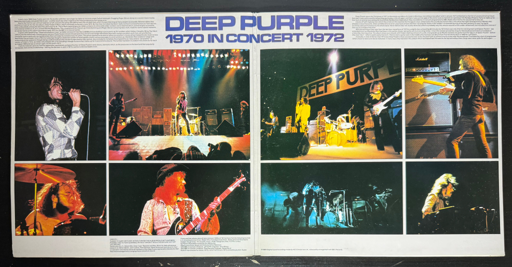 Deep Purple ‎– In Concert 2LP (Швеция 1980г.)