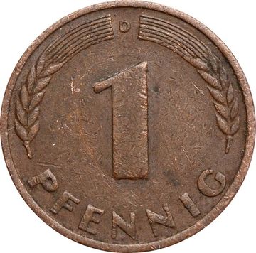 1 пфенниг 1949 Германия (ФРГ)
