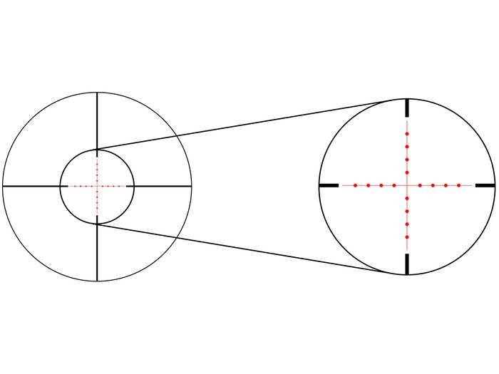 Прицел Gaut Quartz 3-9x40 AO, сетка 2 (Mil-Dot)