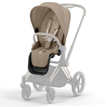Коляска Cybex Priam IV Rosegold complete и автокресло Cloud G i-Size Lava Grey 3 в 1 Cozy Beige
