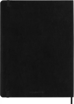 Еженедельник Moleskine Classic Soft WKNT XL (DSB12WN4) 19х25см мягкая обложка черный