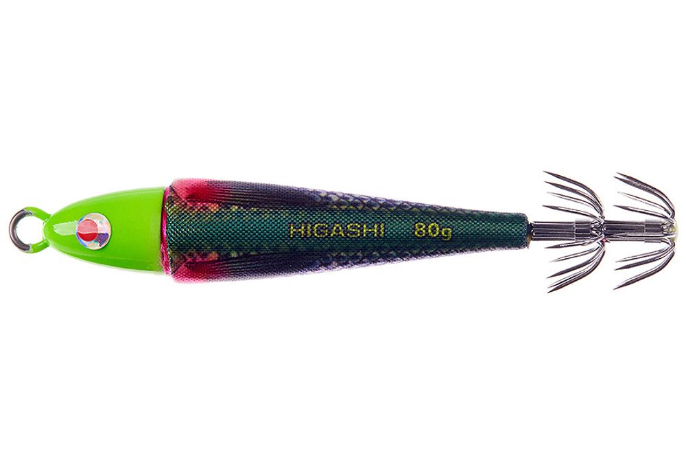 Кальмарница HIGASHI Squid Cloth sinker 80g #02 Green Mullet