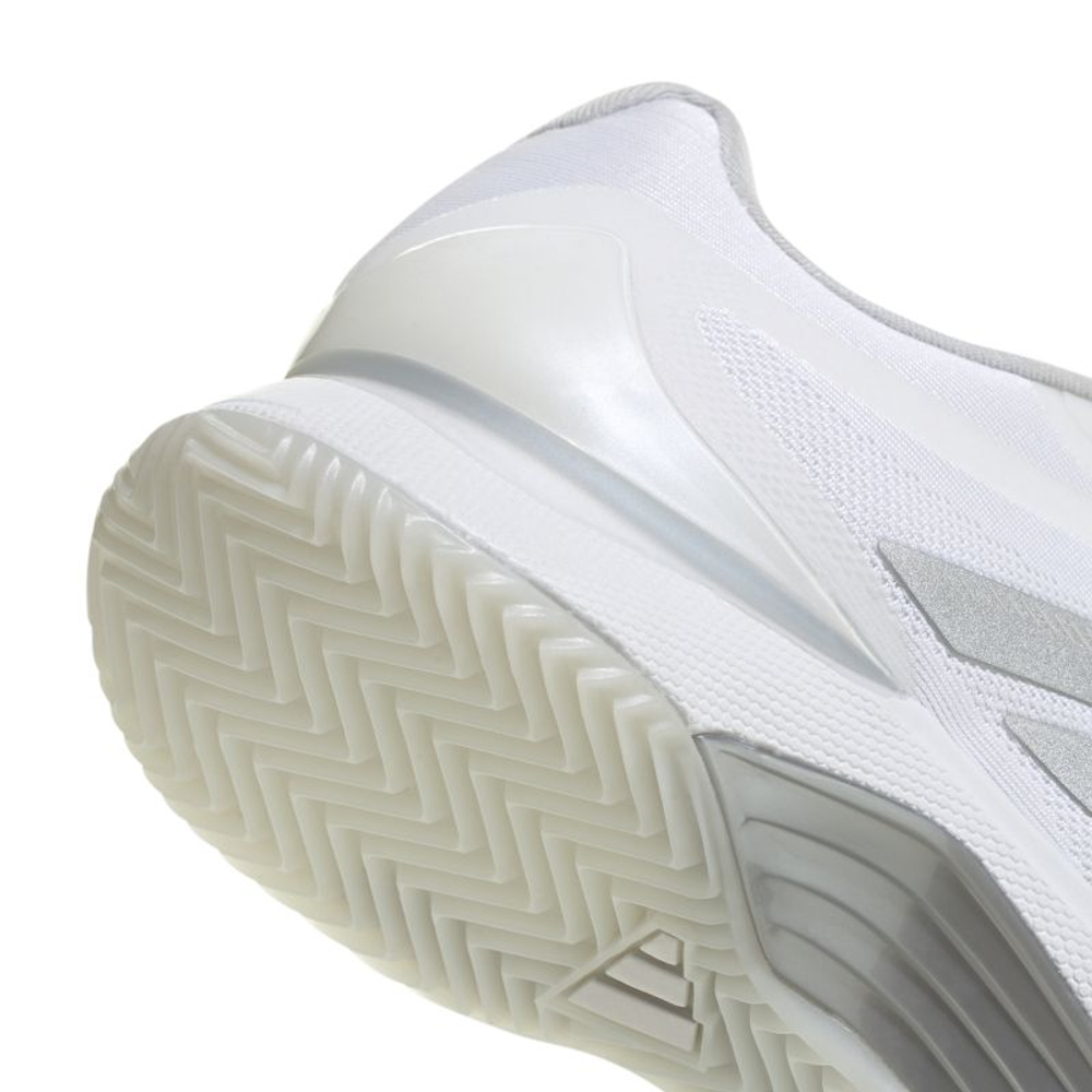 Женские Кроссовки теннисные Adidas Avacourt 3 Clay - cloud white/silver metallic/dash grey