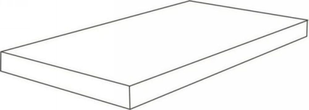 Ступень Charme Deluxe Bianco Michelangelo Scalino Ang Dx (Угл Прав) Nat 33x160
