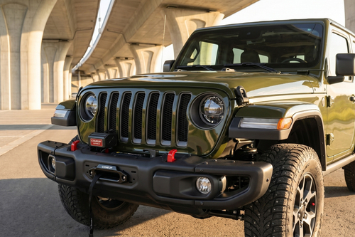 Площадка под лебёдку в штатный бампер Mopar для Jeep Wrangler JL Gladiator JT 2018-2026