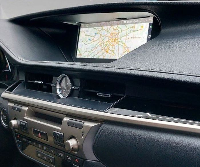 Магнитола для Lexus ES250 2012-2015 (взамен монохром экрана) - RDL-LEX-ES монитор 10.25" на Android 13, Быстрая, CarPlay, 4G SIM-слот, джойстик в комплекте