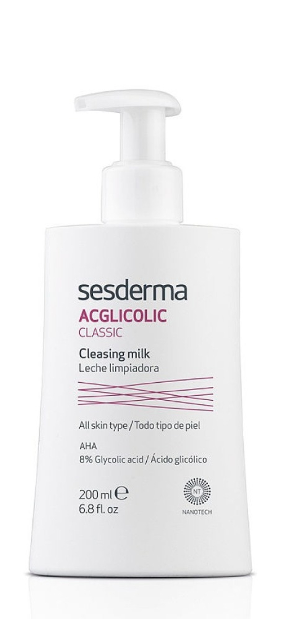 Sesderma ACGLICOLIC CLASSIC Cleansing milk | Молочко очищающее с гликолевой кислотой, 200 мл