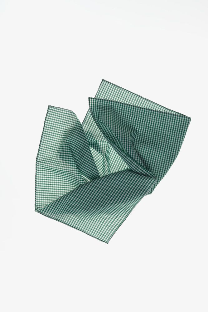 ZARA X JOHN GALLIANO БАНДАНА В КЛЕТКУ В КЛЕТКУ LIMITED EDITION, ЗЕЛЕНЫЙ