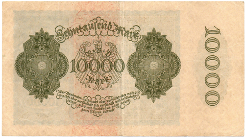 Банкнота Германия, Веймарская республика 10000 марок 1922 год