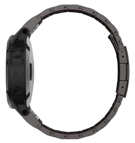 Браслет сменный Garmin QuickFit 26 мм титановый темно-серый DLC