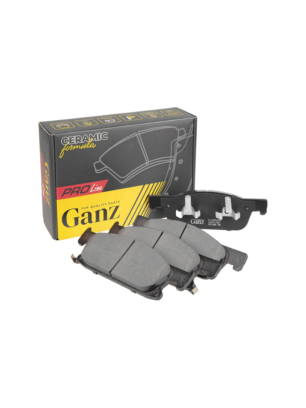 Колодки передние PRO-Line Ceramic GAC GS8 / GN8 GANZ GIJ09575C