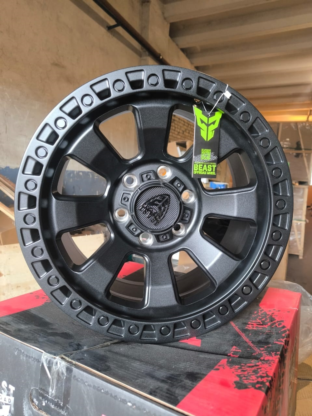 Диск колёсный литой BEAST OFFROAD 9604N R17 8,5 ET0 Matte Black