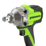 Гайковерт ударный акк. Greenworks IW5500, 24V, б/щет, 1/2'', 500Нм, 3 режима, без АКБ и ЗУ (3805007)