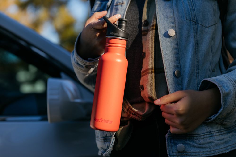Бутылка Klean Kanteen Classic Narrow Sport 18oz (532 мл) Tiger Lily