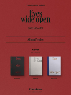 Альбом Twice - Eyes Wide Open 2nd Album 3 Version SET