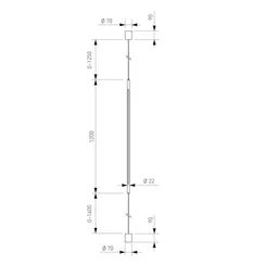 Подвесной светильник Thrust 604051 LED 3000К черный Eurosvet