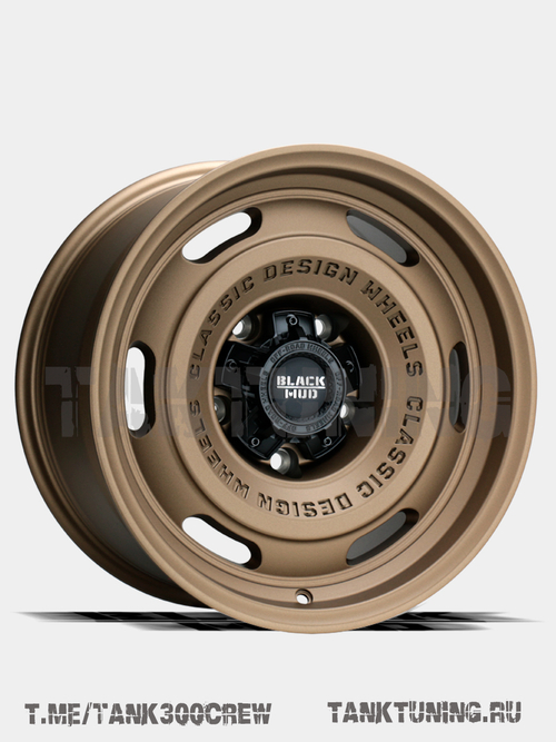 Диск колёсный литой BLACK MUD 520C R17" 8,5 ET0 Bronze