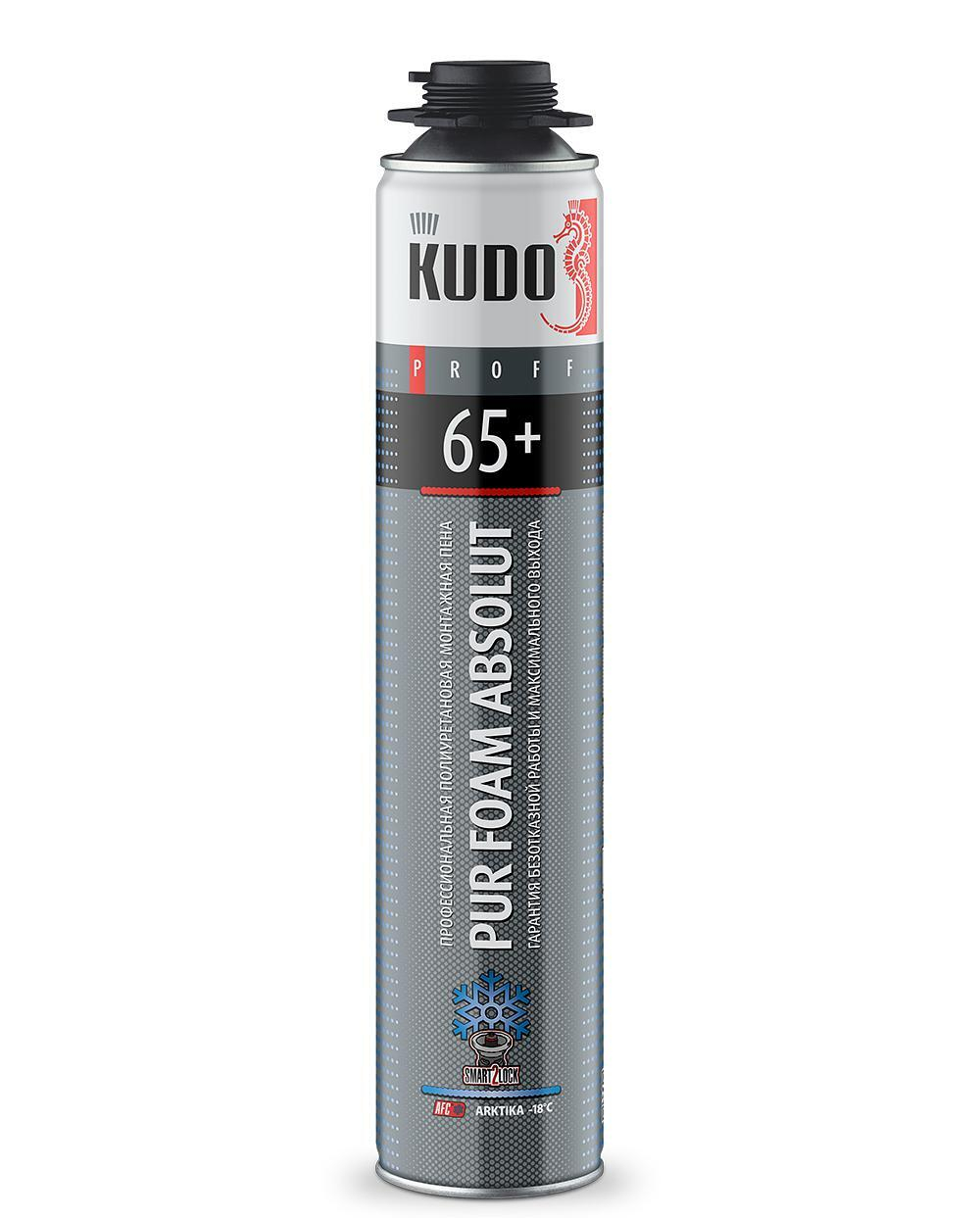 Пена полиуретановая монтажная зимняя KUDO PROFF 65+ARKTIKA (-18)