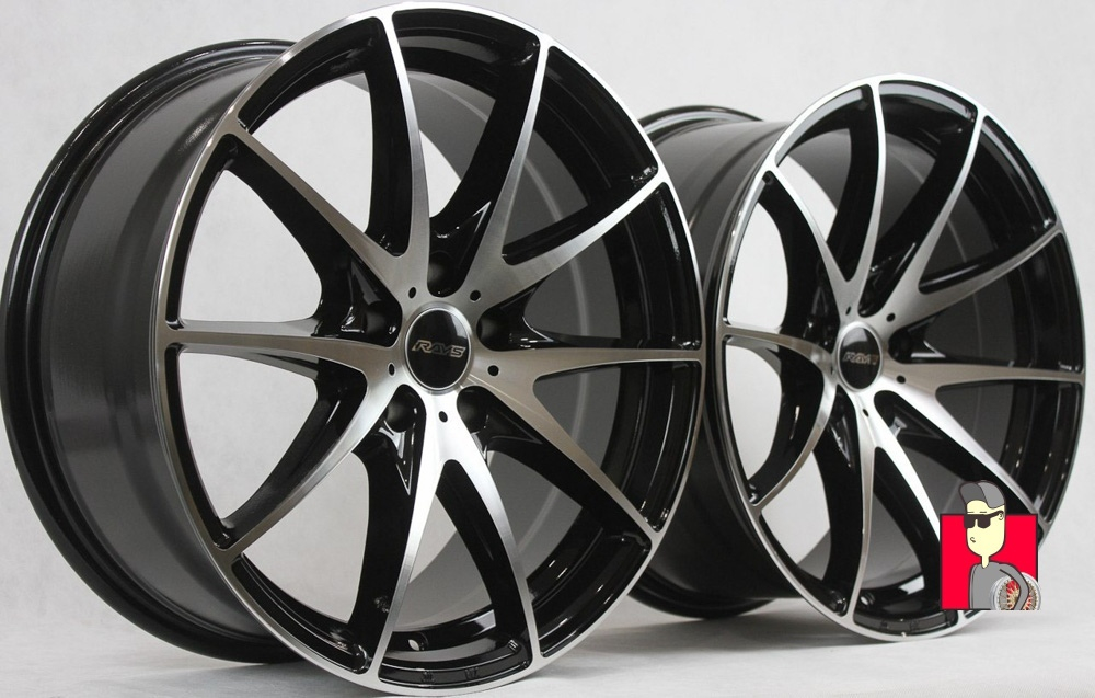 Комплект дисков Rays G25 18x8/9 et31/31 5x114.3