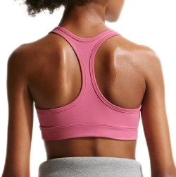 Теннисный бюстгальтер dziewczecy Nike Swoosh Sports - peony/white