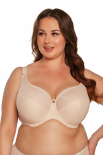 Бюстгальтер Sonia с чашками +size на тонком поролоне (Размер: 95H) (Цвет: белый)