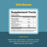 Natural Factors, WomenSense®, VeinSense®, добавка для здоровья вен, 60 вегетарианских капсул