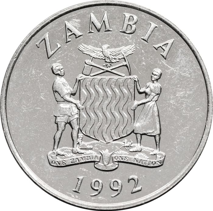 25 нгве 1992 Замбия AU-UNC