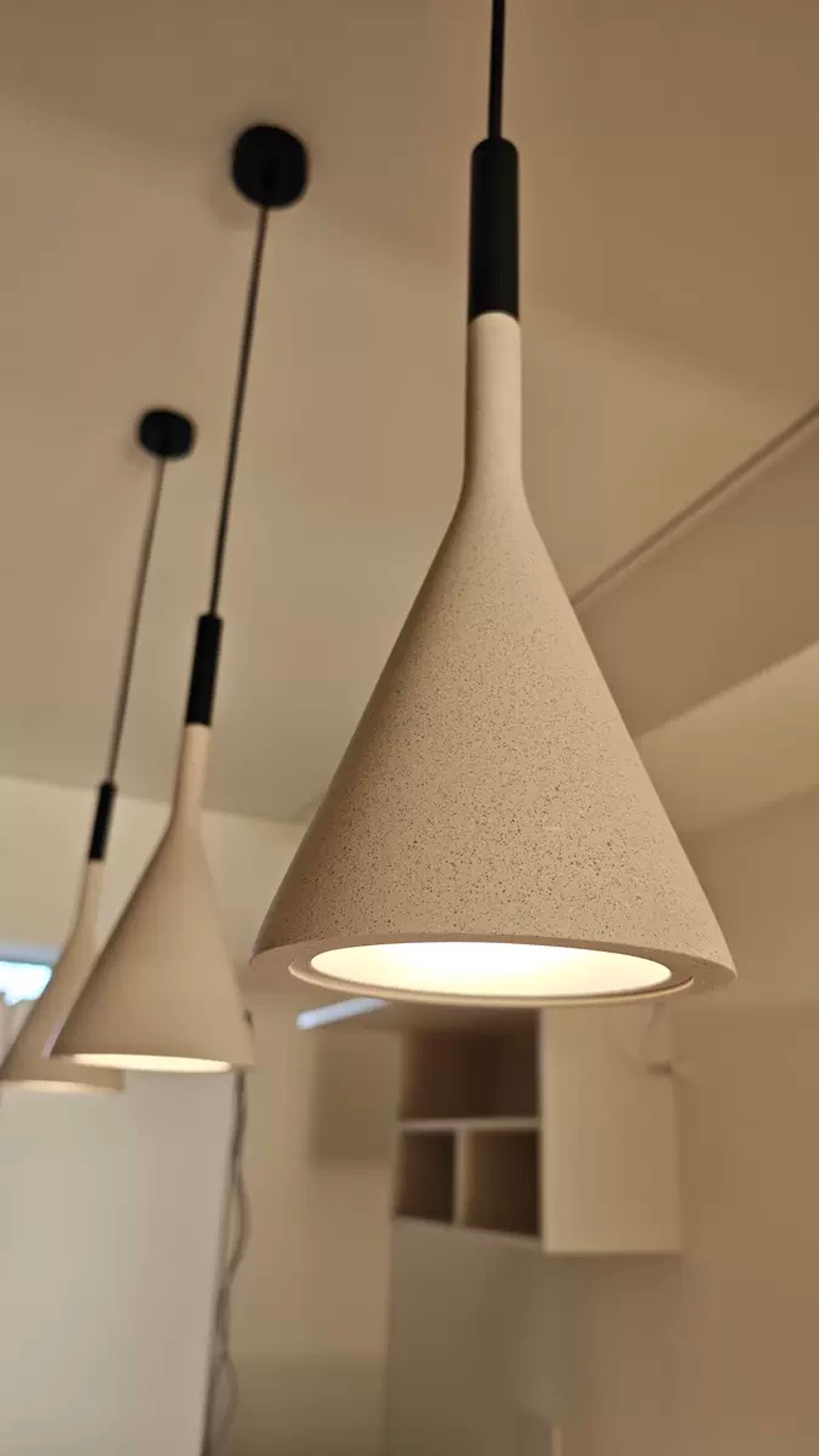 Pendant design lamp Aplomb by Foscarini (White)