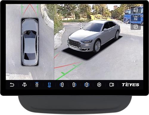Магнитола для Chevrolet Equinox 2016+ - Teyes CC3-2K-360 монитор 13" 2K QLED на Android 10, Быстрая, CarPlay, 4G SIM-слот, 4 камеры в комплекте