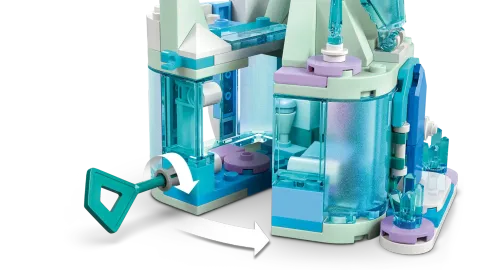 Конструктор LEGO Disney 43278 Мини-замок Эренделл и ледовый дворец Эльзы