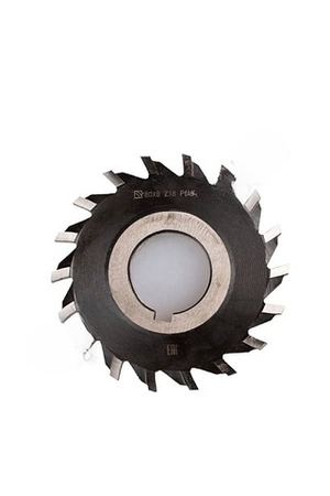 Фреза дисковая трехстор. прямой зуб 80х10х27 Z=18 Р6М5