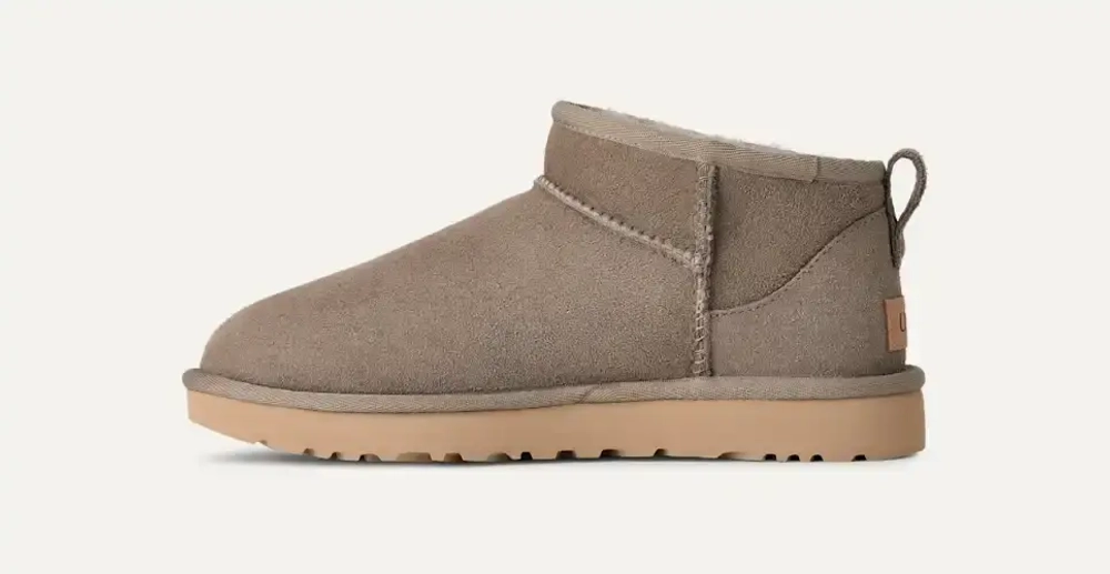 UGG Угги Classic Ultra Mini, светло-серый
