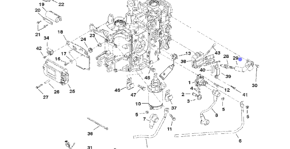 Катушка зажигания Mercury MF30/40 858942T1