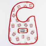 7127783 Нагрудник детский «Chill baby», на липучке, с карманом