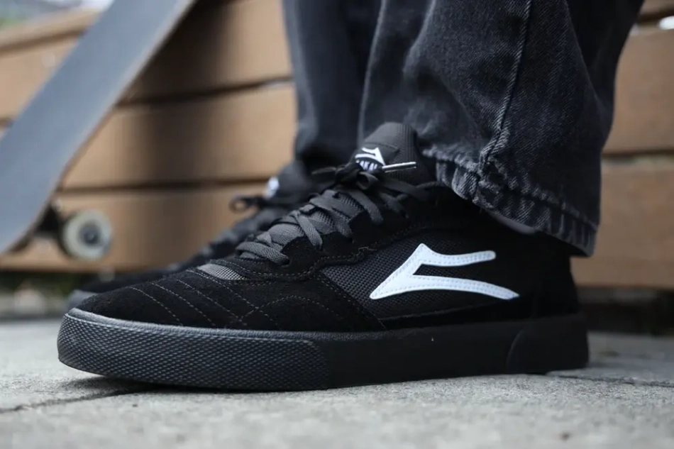 Кеды Cambridge - Black/Black/White Logo (suede)