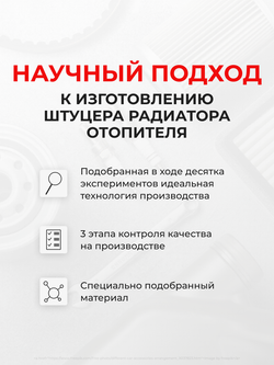 Штуцер радиатора отопителя Nissan Serena C24 1999-2005 (SH1)