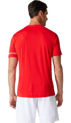 Мужская теннисная футболка Asics Court M SS Tee - красный