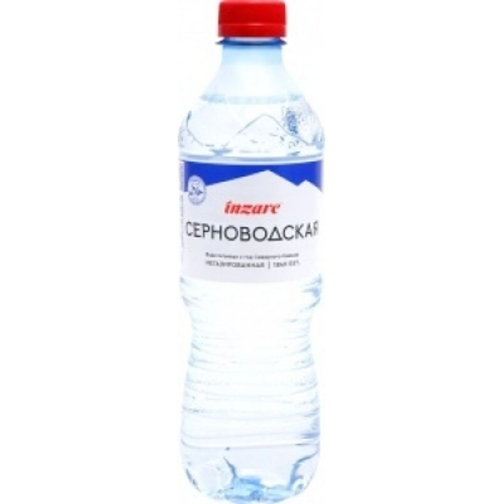Вода горная Серноводская с газом  0,5 л ПЭТ