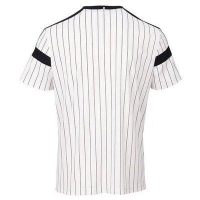Мужская теннисная футболка Fila Jascha Stripes T-Shirt - white alyssum/stripes