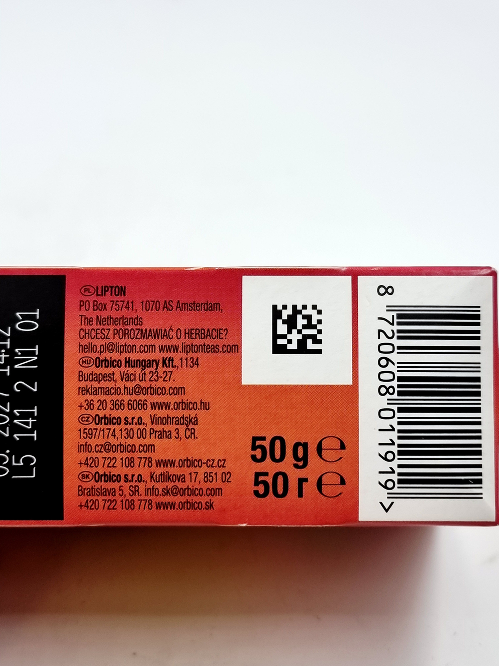 Чай черный Lipton English Breakfast 25 пакетиков по 2 г, 50 г (из Финляндии)