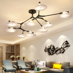 Ceiling design lamp  Branching Discs by Lindsey Adelman (5 lampshades,  Gold)