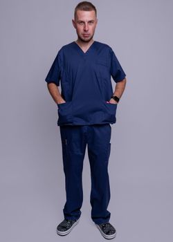 Топ мужской MedicLine т.синий
