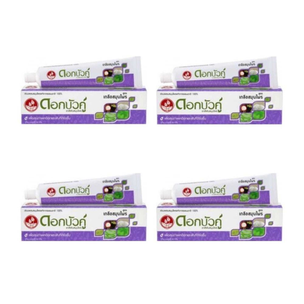 Зубная паста Twin Lotus Herbal С солью 90 гр 4 уп