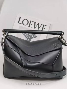 Сумка чёрная от Loewe Small Puzzle BP5-705752