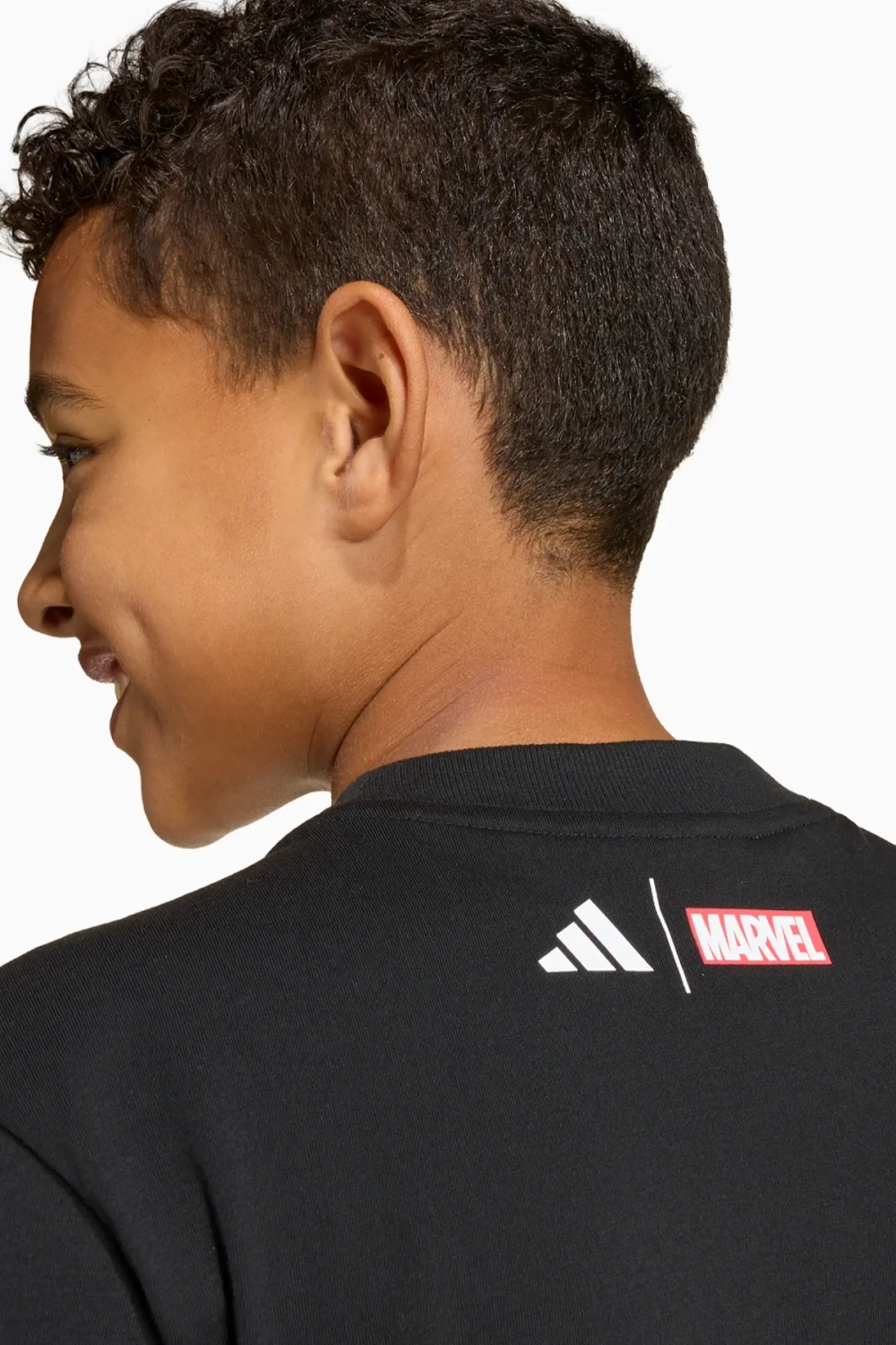 Футболка adidas Real Madrid x Marvel 25/26 Tee Junior - черный