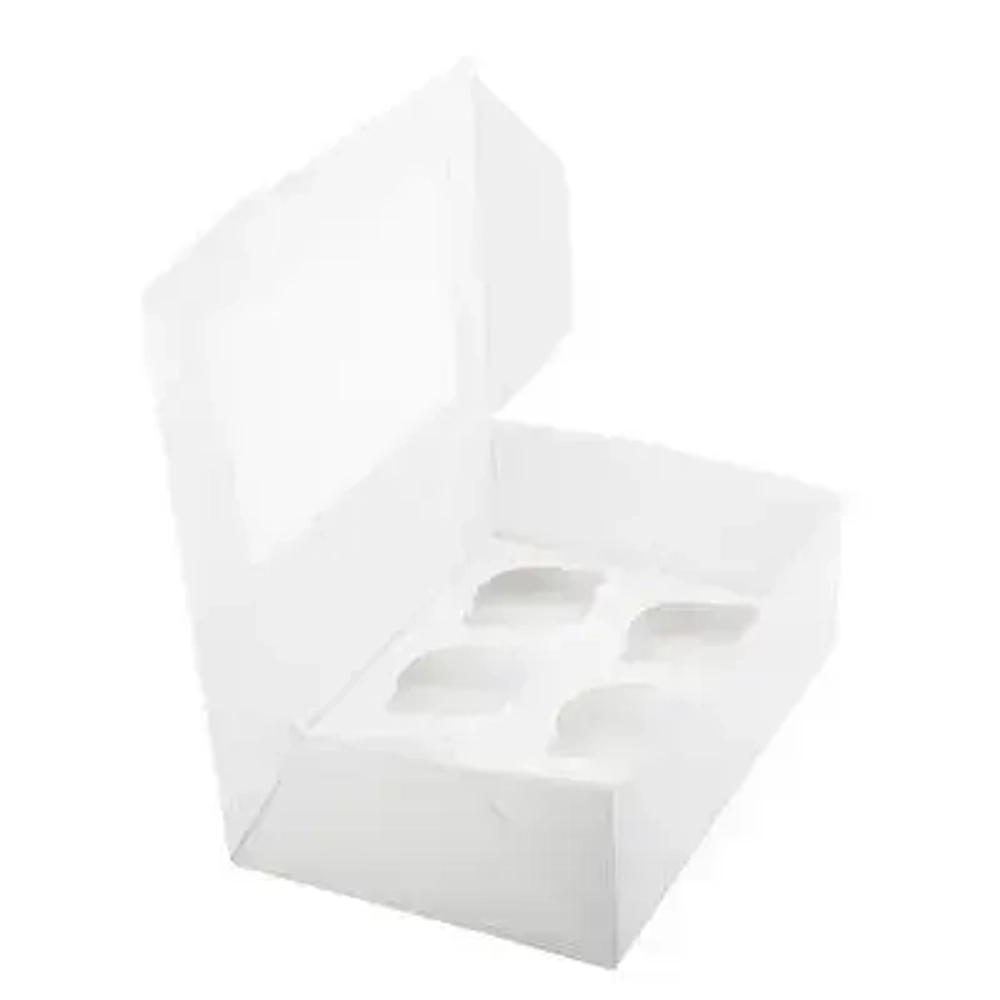 Коробка для 6 капкейков 250х170х100 с окном